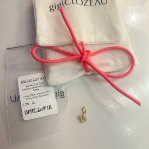 NEW! Gigi Clozeau Lucky Clover Diamond Pendant